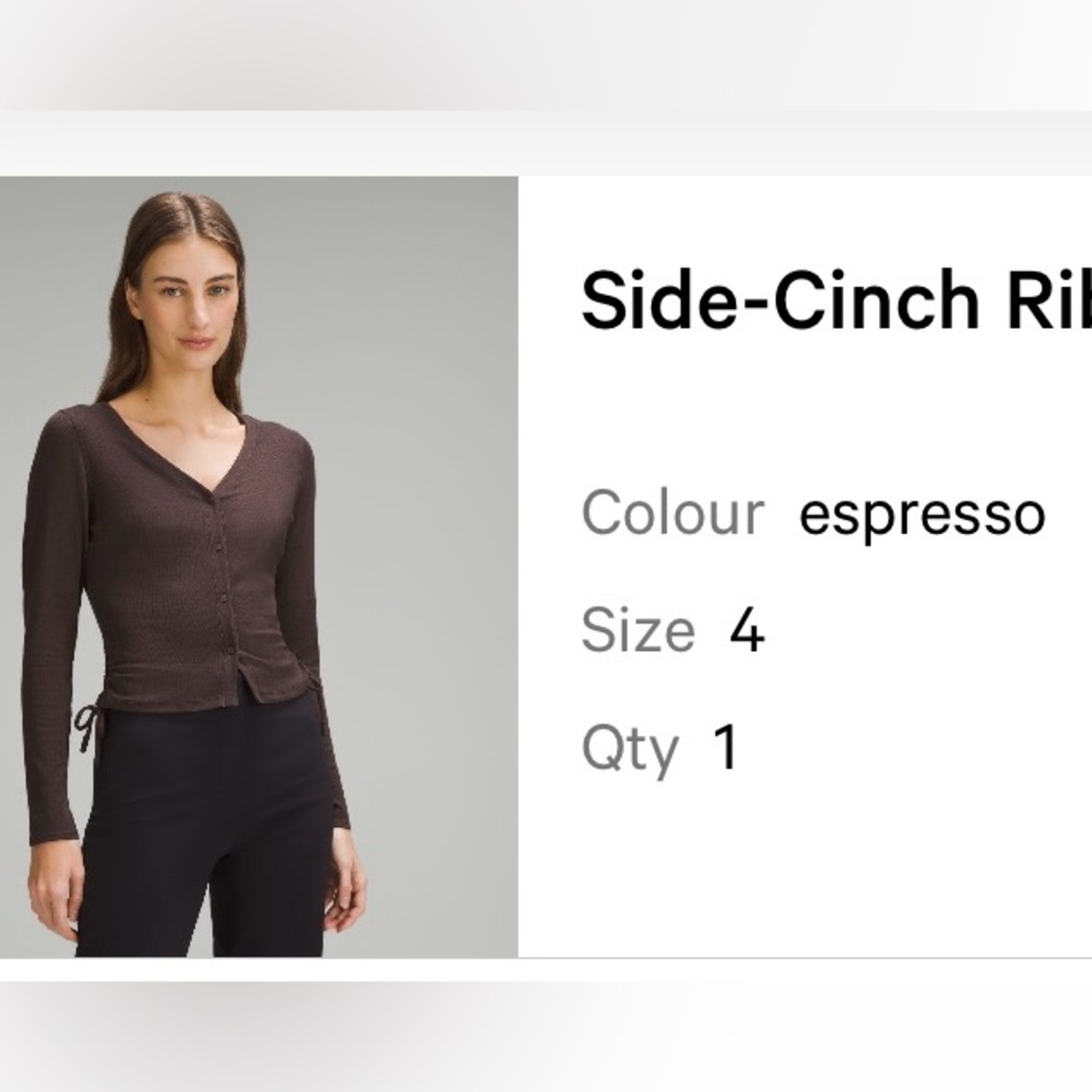 Lululemon cardigan